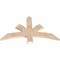 Ekena Millwork Davenport Smooth Timber Gable Bracket, Douglas Fir, 36"W x 21"H x 1 1/2"D x 3 1/2"F, 14/12 Pitch GBW036X21X0204DAV00SDF - alternate 3